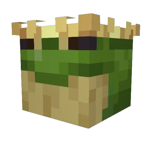 BaronZemo Minecraft avatar head, 3D render