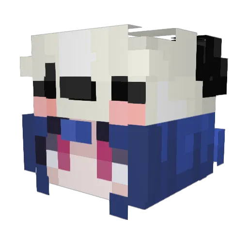 Baron_2333 Minecraft avatar head, 3D render