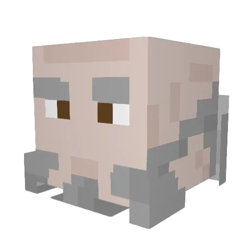 Baron_of_Shadows Minecraft avatar head, 3D render