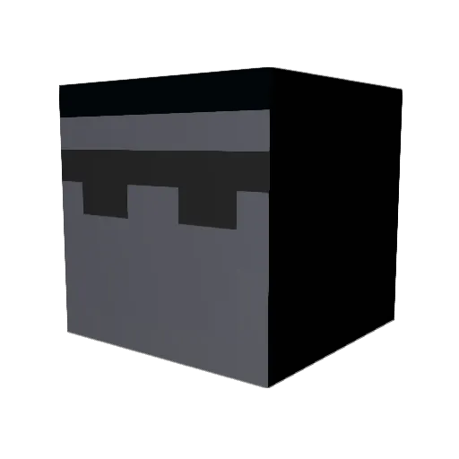 Baron_vF Minecraft avatar head, 3D render