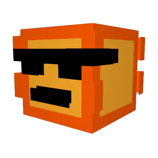 Baronaut Minecraft avatar head, 3D render