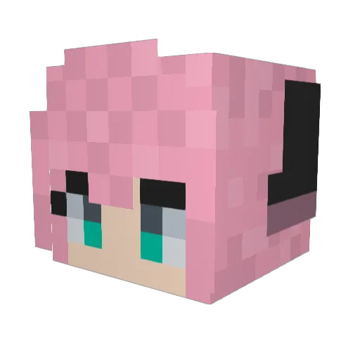 BaroneDiMilano Minecraft avatar head, 3D render