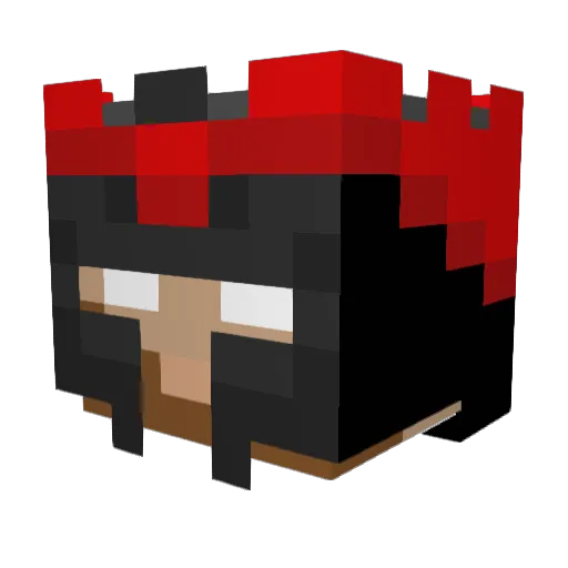 Baronofsin Minecraft avatar head, 3D render