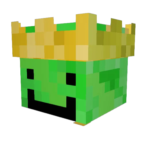 Barot_King Minecraft avatar head, 3D render