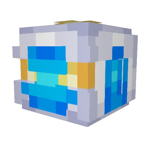 BarrWand Minecraft avatar head, 3D render