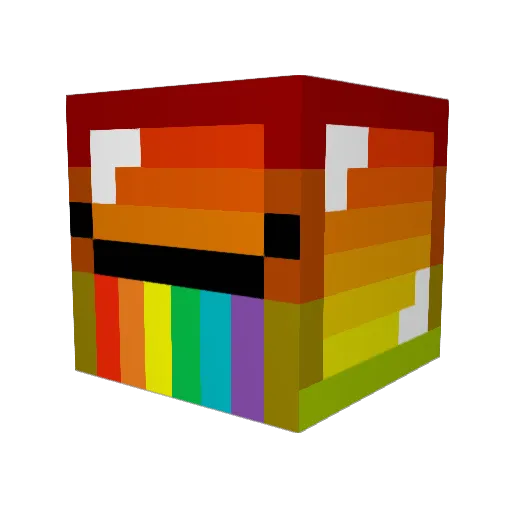 BarraJD Minecraft avatar head, 3D render