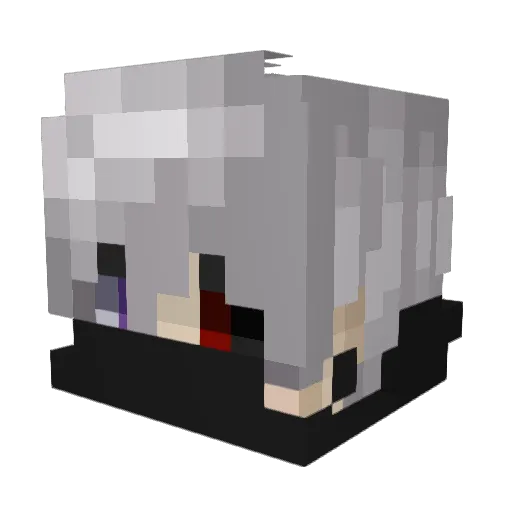 Barrakash Minecraft avatar head, 3D render
