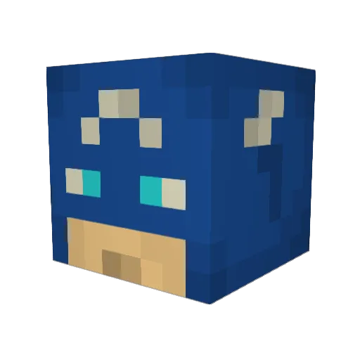 Barrettsm Minecraft avatar head, 3D render