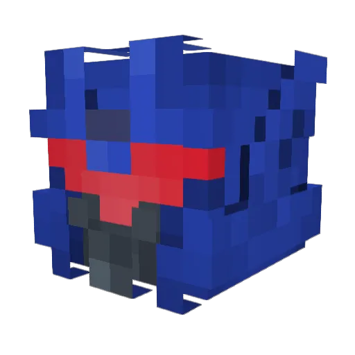 Barricade141 Minecraft avatar head, 3D render