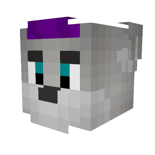 Barrick_Beau Minecraft avatar head, 3D render