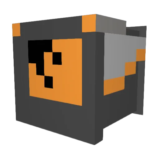 BarrierBlock100 Minecraft avatar head, 3D render