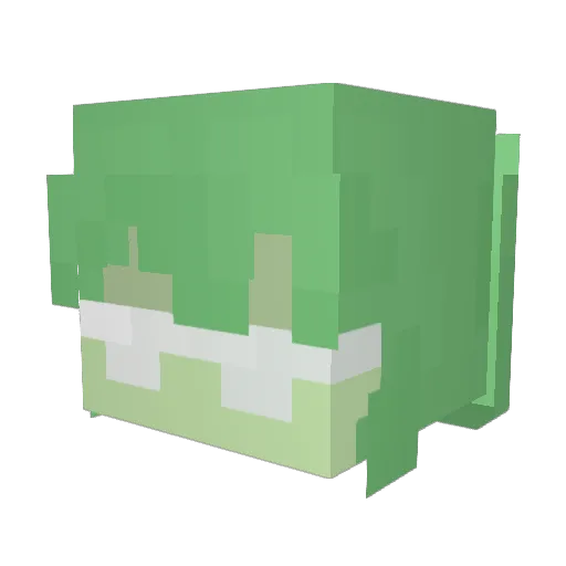 Barrierreally Minecraft avatar head, 3D render