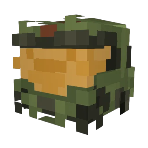 Barriman Minecraft avatar head, 3D render