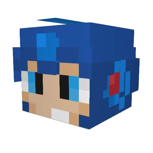 Barrison64 Minecraft avatar head, 3D render
