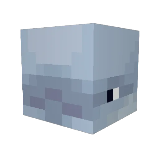 Barriumm Minecraft avatar head, 3D render