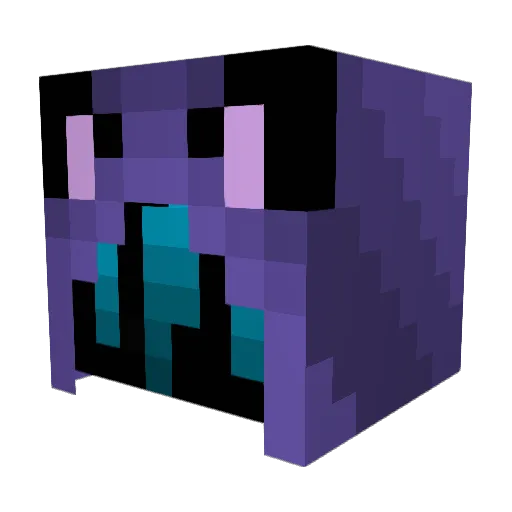 Barroon Minecraft avatar head, 3D render