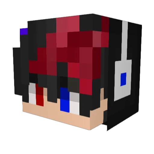 Barry1418 Minecraft avatar head, 3D render