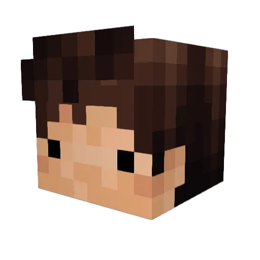 BarryAndTheJets Minecraft avatar head, 3D render