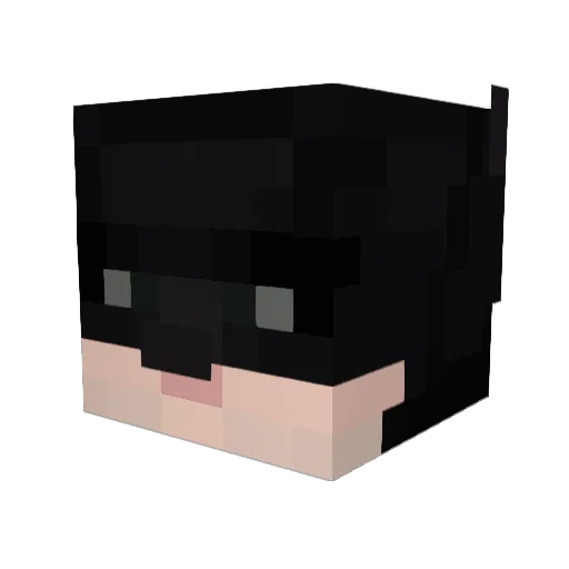 BarryBadspak Minecraft avatar head, 3D render
