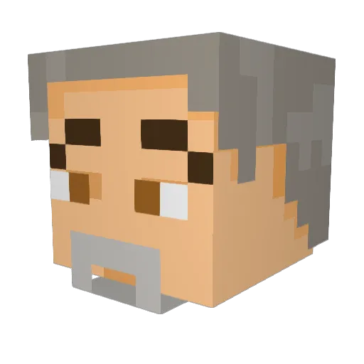 BarryBoi223 Minecraft avatar head, 3D render