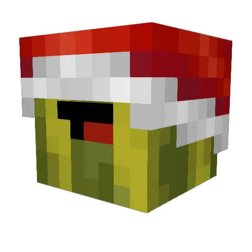 BarryWood Minecraft avatar head, 3D render