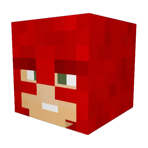 Barry_Allen7 Minecraft avatar head, 3D render
