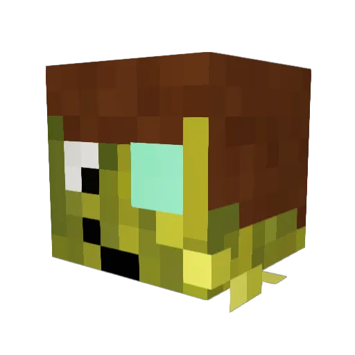 Barschbubi0608 Minecraft avatar head, 3D render