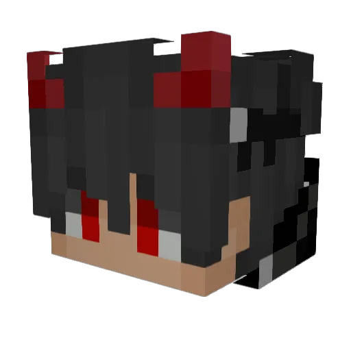 BarsinVA Minecraft avatar head, 3D render