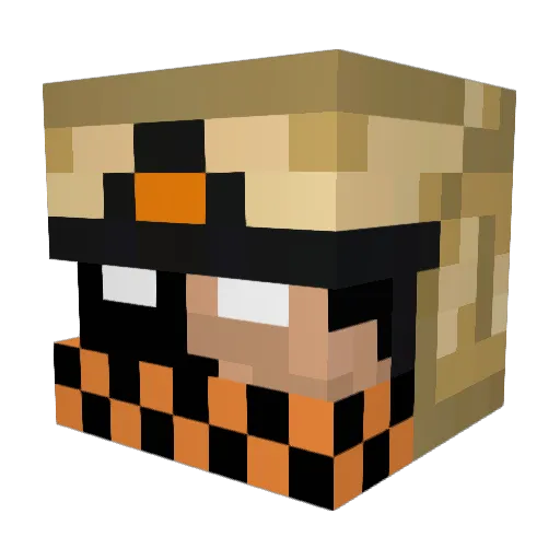 Bart2303 Minecraft avatar head, 3D render