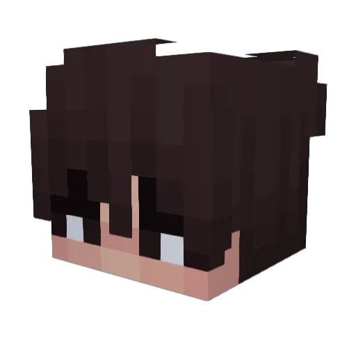 Bart3k7 Minecraft avatar head, 3D render