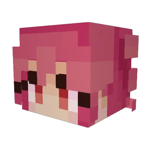 Bart735 Minecraft avatar head, 3D render