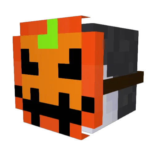 BartGamed Minecraft avatar head, 3D render