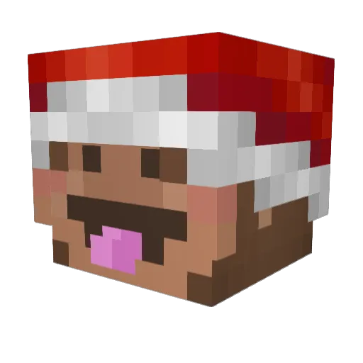 BartSimpson429 Minecraft avatar head, 3D render