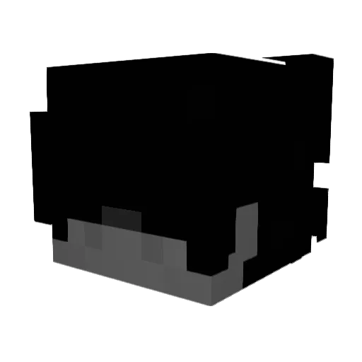BarteXP Minecraft avatar head, 3D render