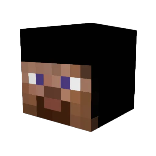 BartekAJedi Minecraft avatar head, 3D render