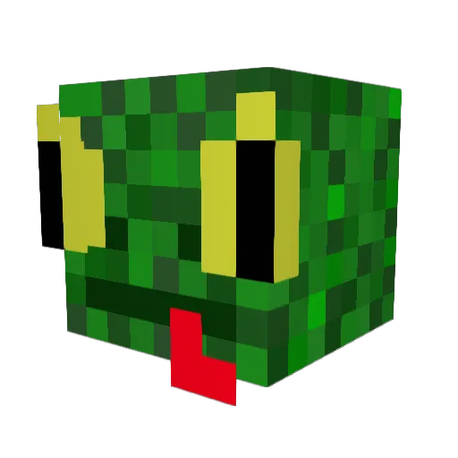 BartekGo123 Minecraft avatar head, 3D render