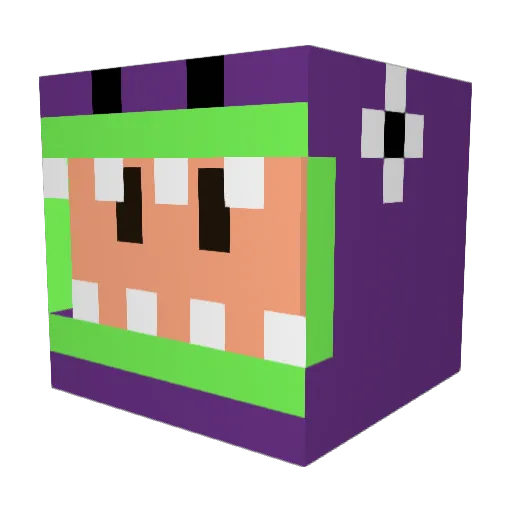 Bartesh Minecraft avatar head, 3D render