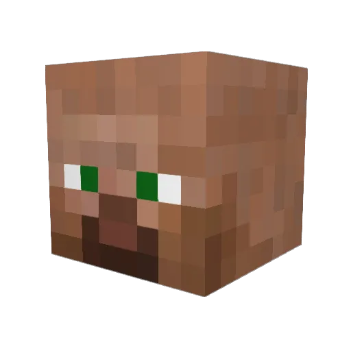 Barthas Minecraft avatar head, 3D render