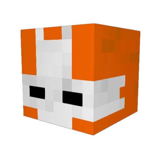 Barthasis Minecraft avatar head, 3D render