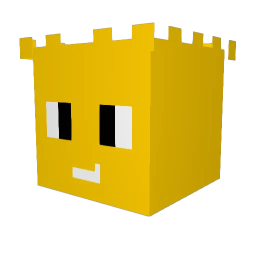 Bartholome69 Minecraft avatar head, 3D render