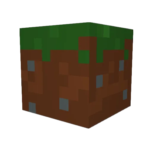 Barthouille Minecraft avatar head, 3D render