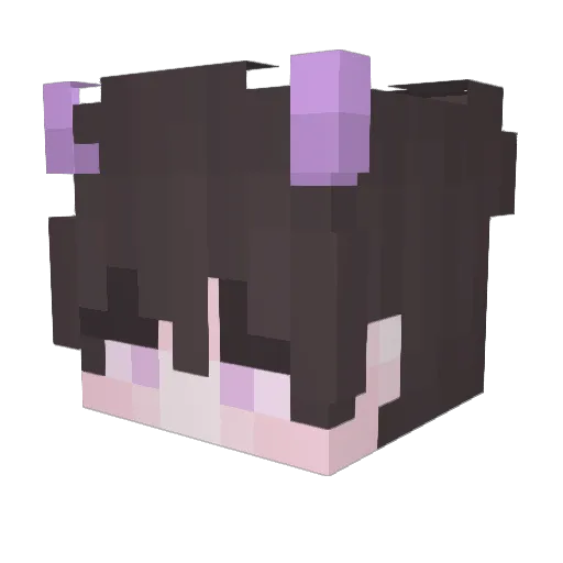 BartisPL Minecraft avatar head, 3D render