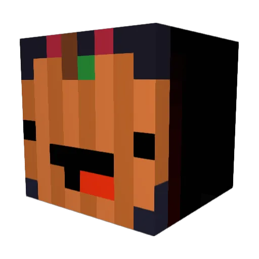 Bartisek Minecraft avatar head, 3D render