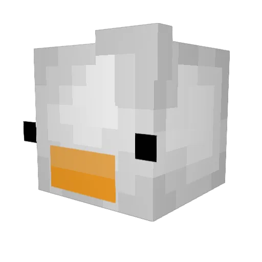 Bartix7077 Minecraft avatar head, 3D render