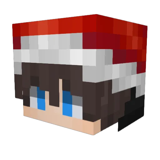 Barto_Mela Minecraft avatar head, 3D render