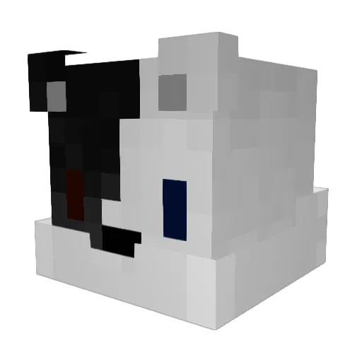 Barto_S Minecraft avatar head, 3D render