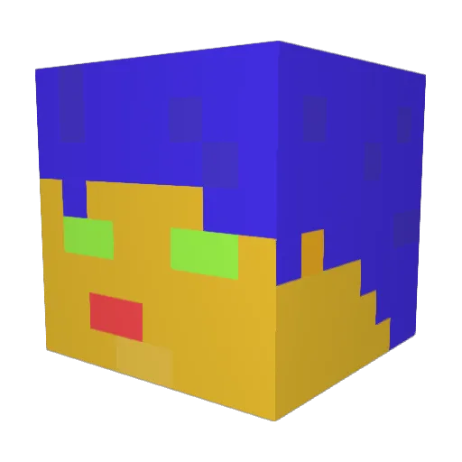 Bartol1011 Minecraft avatar head, 3D render