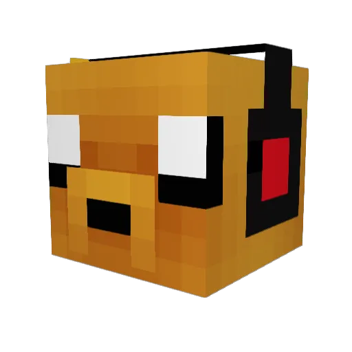 Bartol3mie Minecraft avatar head, 3D render