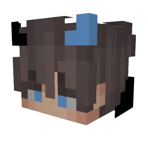 BartosToEsss Minecraft avatar head, 3D render