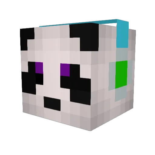 Barts42 Minecraft avatar head, 3D render